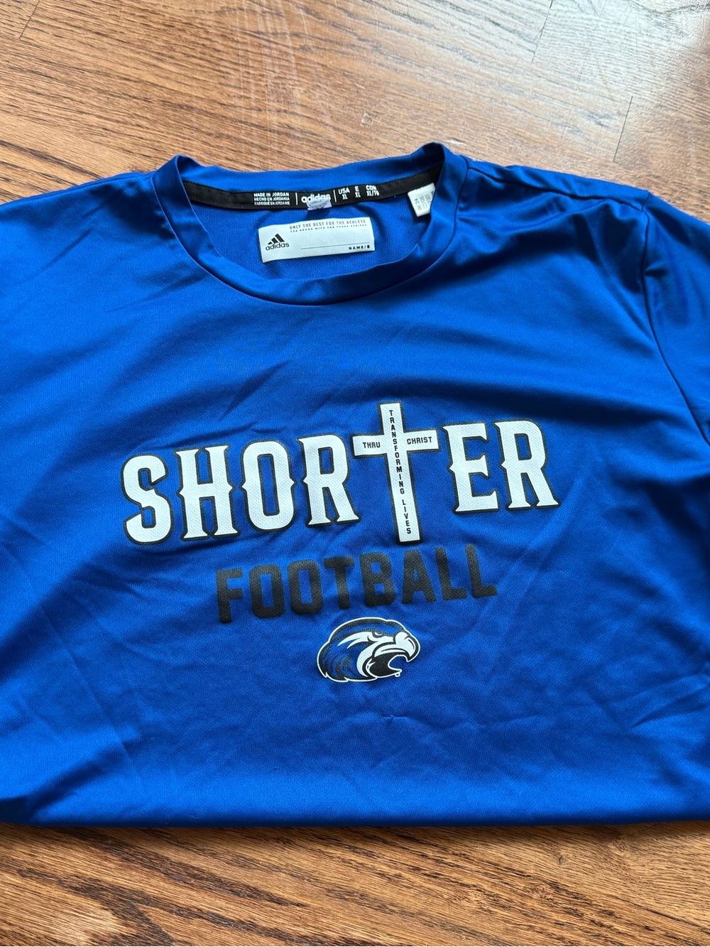 adidas Royal Blue Shorter Football Team Tee
